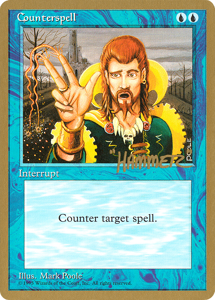 Counterspell (Shawn "Hammer" Regnier) [Pro Tour Collector Set] - Trinity Hobby