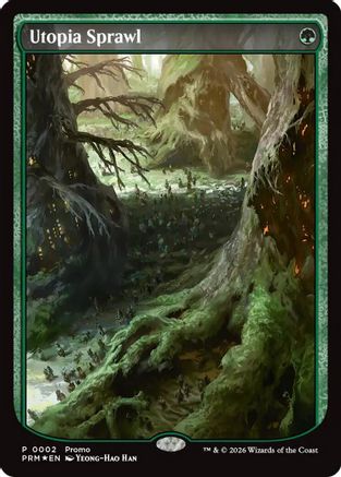 Utopia Sprawl  [Foil]  (MFP-002) - [MagicFest Cards]