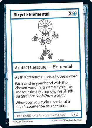 Bicycle Elemental  (CMB1-) - [Mystery Booster: Convention Edition Exclusives]