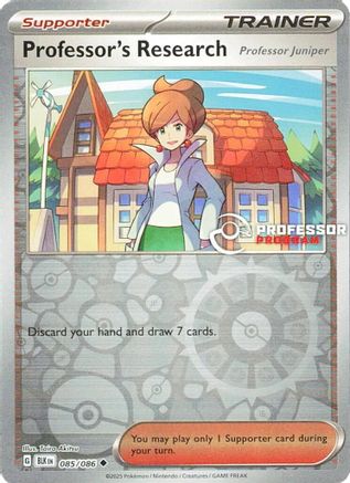 Professor's Research [Professor Juniper] - (85/086) Reverse Holo [Professor Program Promos]