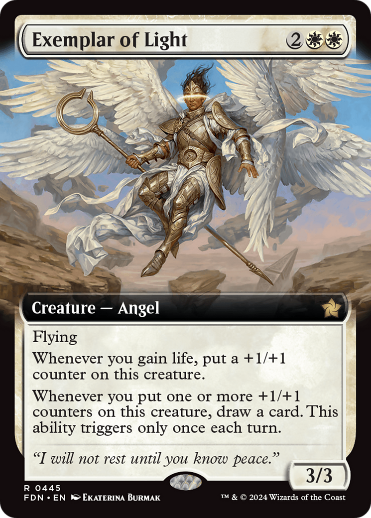 Exemplar of Light (Extended Art) [Foundations] - Trinity Hobby