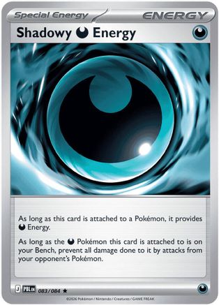 Shadowy Darkness Energy - (083/null) Reverse Holofoil [ME05 Pitch Black]