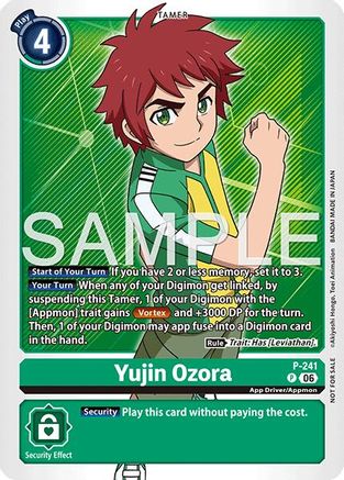 Yujin Ozora (Official Store Tournament 2026 Vol. 3 Participant) (P-241) - [Digimon Promotion Cards]