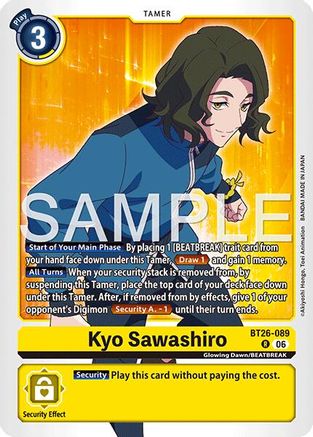 Kyo Sawashiro (BT26-089) - [Timeless Bonds] Foil