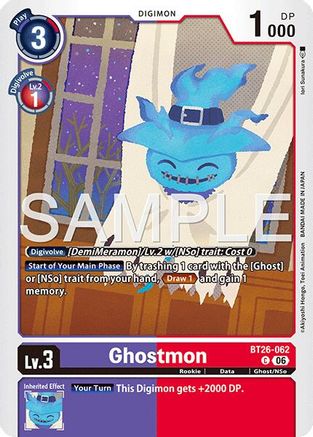 Ghostmon (BT26-062) - [Timeless Bonds]