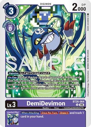 DemiDevimon (BT26-064) - [Timeless Bonds]