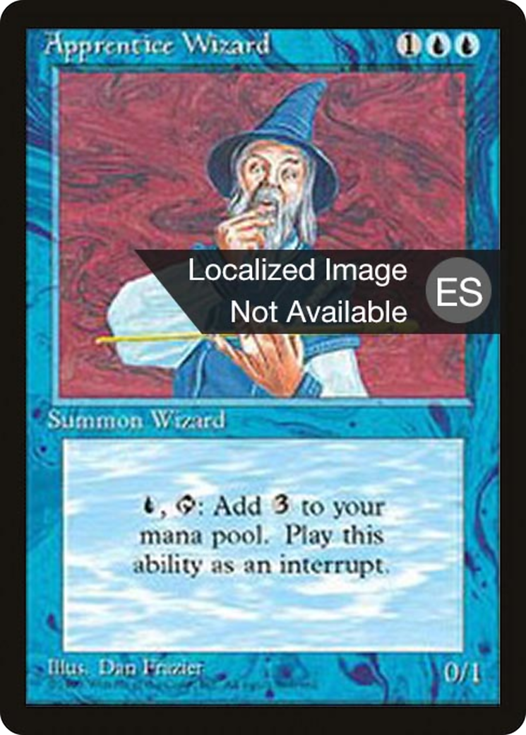 Apprentice Wizard [Fourth Edition (Foreign Black Border)] - Trinity Hobby