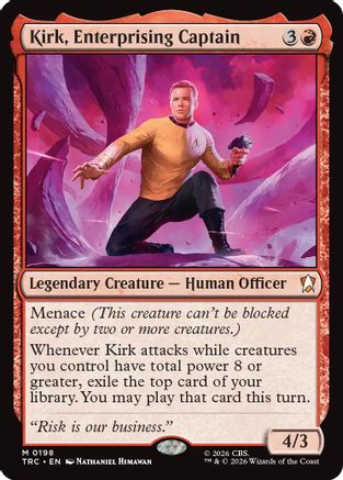 Kirk, Enterprising Captain  (TRC-198) - [Commander: Star Trek]