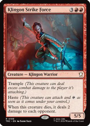 Klingon Strike Force  (TRC-199) - [Commander: Star Trek]