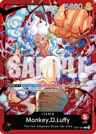 Monkey.D.Luffy (ST21-001) (ST21-001) - [Starter Deck 31: RED Monkey.D.Luffy] Foil
