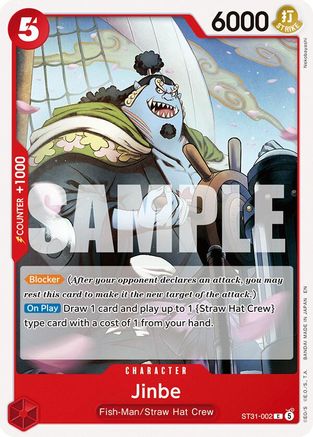 Jinbe (ST31-002) - [Starter Deck 31: RED Monkey.D.Luffy]
