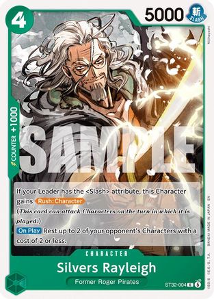 Silvers Rayleigh (ST32-004) - [Starter Deck 32: GREEN Roronoa Zoro]