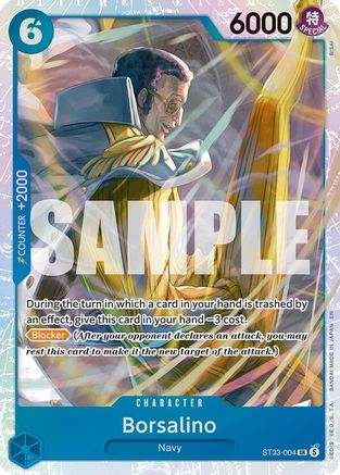 Borsalino (ST33-004) - [Starter Deck 33: BLUE Kuzan] Foil
