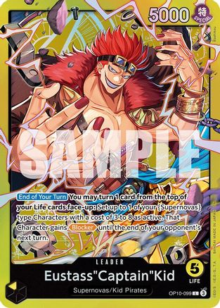 Eustass"Captain"Kid (OP10-099) (OP10-099) - [Starter Deck 36: YELLOW Eustass"Captain"Kid] Foil