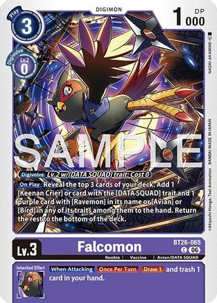 Falcomon (BT26-065) - [Timeless Bonds]