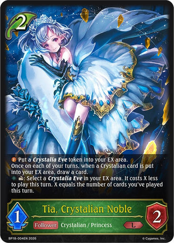 Tia, Crystalian Noble (BP18-004EN) (BP18)