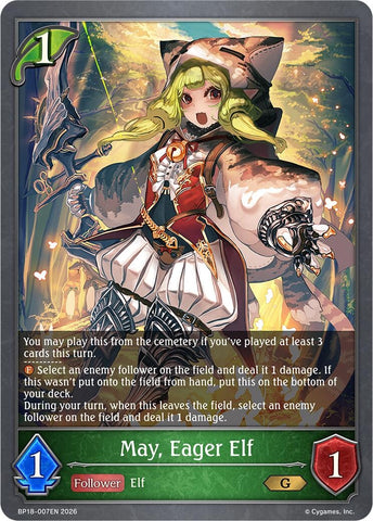 May, Eager Elf (BP18-007EN) (BP18)