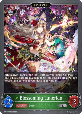 Blossoming Lunerian (Evolved) (BP18-012EN) (BP18)