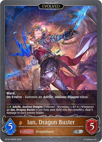 Ian, Dragon Buster (Evolved) (BP18-069EN) (BP18)
