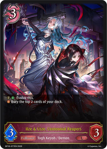 Ilze & Urze, Centennial Reapers (BP18-077EN) (BP18)
