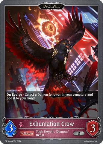 Exhumation Crow (Evolved) (BP18-087EN) (BP18)
