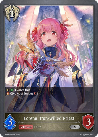 Lorena, Iron-Willed Priest (BP18-107EN) (BP18)