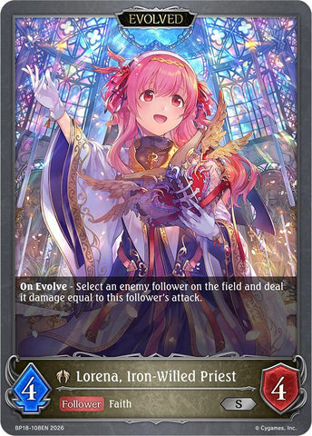 Lorena, Iron-Willed Priest (Evolved) (BP18-108EN) (BP18)