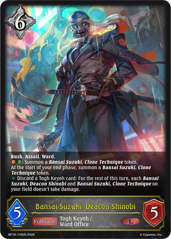 Bansai Suzuki, Deacon Shinobi (BP18-116EN) (BP18)