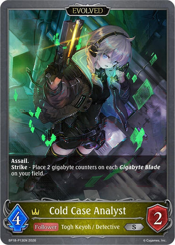 Cold Case Analyst (Evolved) - P13EN (Foil) (BP18-P13EN) (BP18)