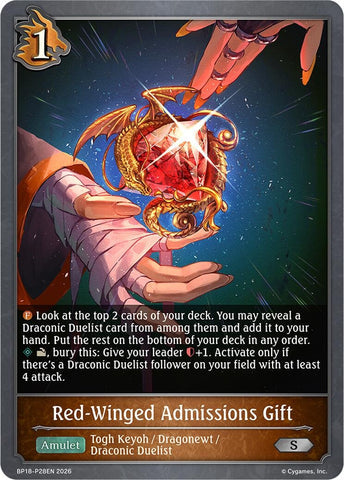 Red-Winged Admissions Gift - P28EN (Foil) (BP18-P28EN) (BP18)