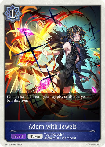 Adorn with Jewels - P52EN (Foil) (BP18-P52EN) (BP18)