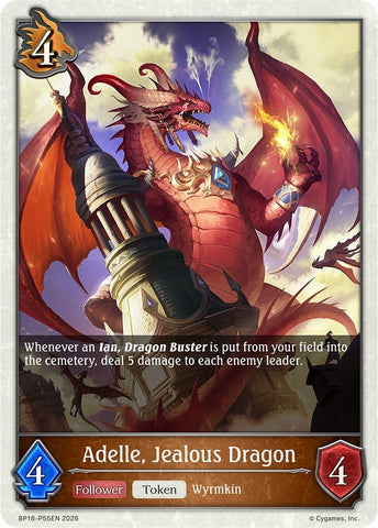 Adelle, Jealous Dragon - P55EN (Foil) (BP18-P55EN) (BP18)