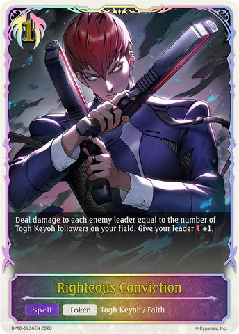 Righteous Conviction (SL) (BP18-SL36EN) (BP18)