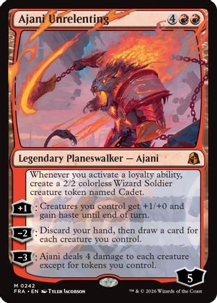 Ajani Unrelenting  (FRA-242) - [Reality Fracture]