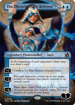 The Theorist, Jace Beleren (Borderless) (0363)  (FRA-363) - [Reality Fracture]