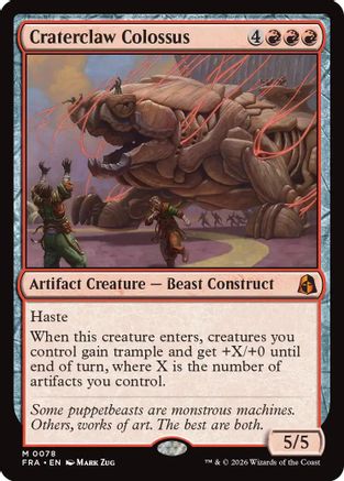 Craterclaw Colossus  (FRA-078) - [Reality Fracture]