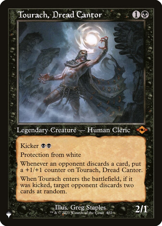 Tourach, Dread Cantor (Retro Frame) [The List] - Trinity Hobby