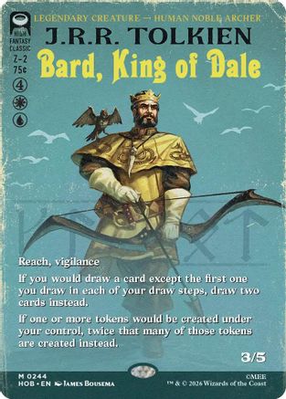 Bard, King of Dale (Borderless)  [Foil]  (HOB-244) - [The Hobbit]
