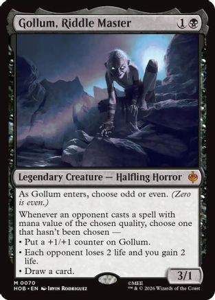 Gollum, Riddle Master  (HOB-070) - [The Hobbit]