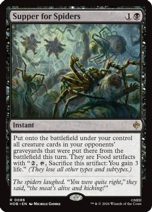 Supper for Spiders  [Foil]  (HOB-086) - [The Hobbit]