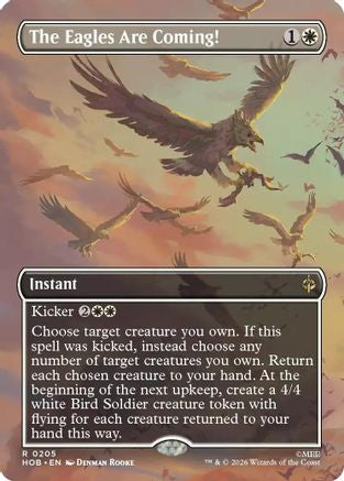 The Eagles Are Coming! (Borderless)  (HOB-205) - [The Hobbit]