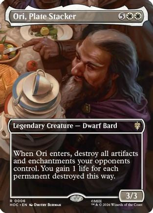 Ori, Plate Stacker (Borderless)  (HOC-006) - [The Hobbit: Eternal-Legal]