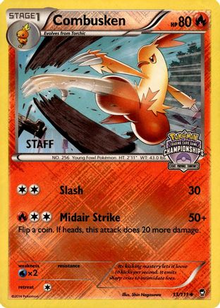 Combusken - 13/111 (State Championships) [Staff] - (13/111) Reverse Holo [League & Championship Cards]