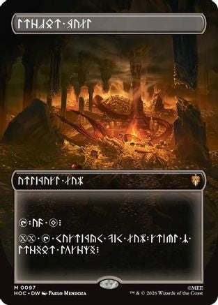 Treasure Vault (Borderless) (Dwarvish)  [Foil]  (HOC-097) - [The Hobbit: Eternal-Legal]