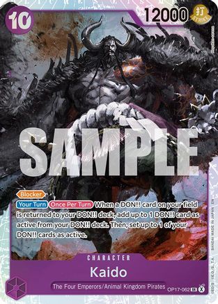 Kaido (062) (OP17-062) - [The World's Strongest Warriors] Foil