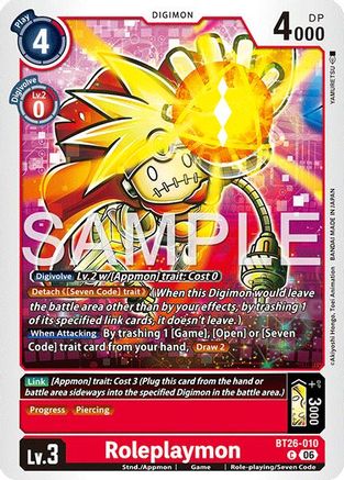 Roleplaymon (BT26-010) - [Timeless Bonds]