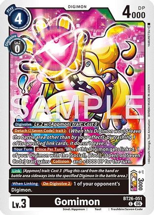 Gomimon (BT26-051) - [Timeless Bonds]