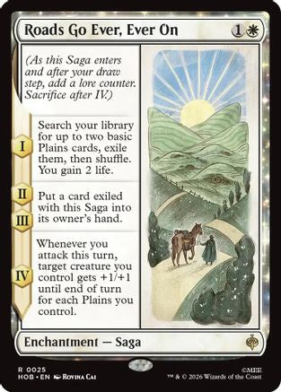 Roads Go Ever, Ever On  (HOB-025) - [The Hobbit]