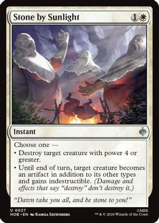 Stone by Sunlight  [Foil]  (HOB-027) - [The Hobbit]