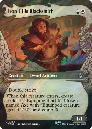 Iron Hills Blacksmith (Showcase) (Surge Foil)  [Foil]  (HOB-252) - [The Hobbit]
